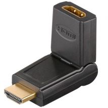 Goobay HDMI Adapter Met Hoek - Sort