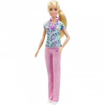 Barbie carrière verpleegster pop - GTW39