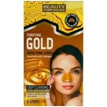Beauty Formulas Gold Nose Strips - 6 STUKS
