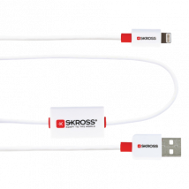 Skross Buzz Charge'n Sync Alarm USB-A 2.0 naar Lightning - 1 m
