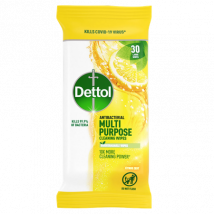 Dettol Citrus Zest Antibacteriële Multi-Purpose Reinigingsdoekjes - 30 stuks