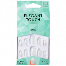 Elegant Touch Bare Oval False Nails - 48 stuks