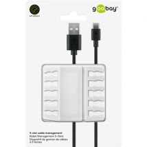 Goobay Kabelhouder - 2 stuks