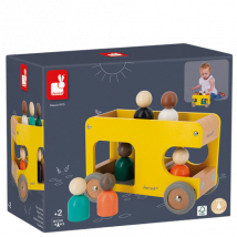 Janod Duwbare Schoolbus Speelgoed