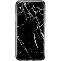 BasicPlus IPhone X/Xs Cover - Sort Marmor