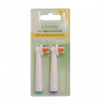 Idento 3-in-1 opzetborstel - 2 stuks