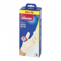 Vileda Multi Latex Wegwerphandschoenen M/L - 50 stuks