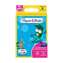 PAPER MATE Wachsmaler Kids Colouring Bunt 8er M Blister