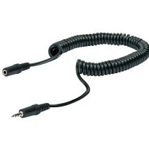 Schwaiger Kopfhörerverlängerung 3,5mm Klinke 5,0m Schwarz