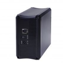 Logilink Geh. 8.9cm (3,5) USB 3.0/2-Bay Raid black Alu