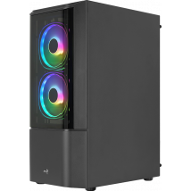 AeroCool Geh Midi Quantum v3 Black MicroATX/ATX/MiniITX