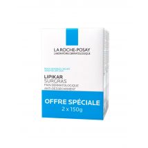 La Roche Posay - Lot De 2 Lipikar Pain Surgras Dermatologique Anti-dessèchement - 150g - Peau Sèche