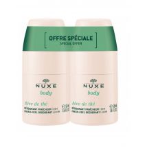Nuxe - Body Rêve De Thé Déodorant Fraîcheur | 24h - Lot De 2 - 50ml - Tout Type De Peau - Produit Bio