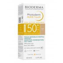Bioderma - Photoderm Nude Minéral Spf50+ Teinte Claire - 40ml - Peau Sensible
