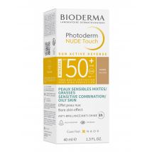 Bioderma - Photoderm Nude Minéral Spf50+ Teinte Doré - 40ml - Peau Sensible