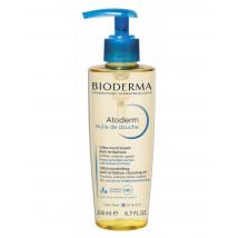 Bioderma - Atoderm Huile De Douche Hydratant Peaux Sensibles Visage Et Corps - 200ml - Peau Sensible