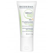 Bioderma - Sébium Global Cover Crème Teintée Peau Grasse - 30ml - Peau Grasse