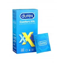 Durex - Comfort Xxl Extra Larges Et Extra Longs 10 Préservatifs