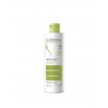 Aderma - Biology Lait Démaquillant Dermatologique Bio - 400ml - Peau Sèche - Produit Bio Et Vegan