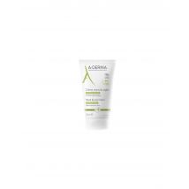 Aderma - Crème Mains Et Ongles Hydratante - 50ml - Peau Sèche - Produit Bio Et Vegan