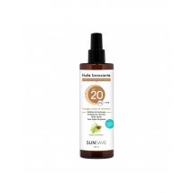 SUNSAVE - Huile Solaire Visage Corps Et Cheveux Spf20 - 200ml - Tout Type De Peau