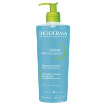Bioderma - Sébium Gel Moussant Nettoyant Purifiant Peau Grasse - 500ml - Peau Mixte