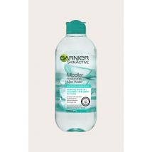 Garnier Eau micellaire nettoyante à l'aloe Vera pour peaux déshydratées 400 ml, Transparent