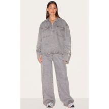 Jean style large ample gris, Gris