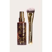 Peaches & Cream Huile pailletée pour le corps Tint & Go, Bronze