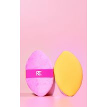 Real Techniques Miracle 2-In-1 Powder Puff Duo, Pink