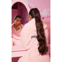 LullaBellz Grande Hollywood Wave 26" Wraparound Pony Chocolate Brown