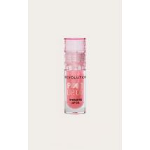 Revolution Huile pour les lèvres repulpante Pout Lip Oil Glam Pink Shimmer, Pink Shimmer