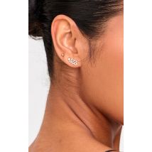 Lot de boucles d'oreilles plaquées or "555", 555