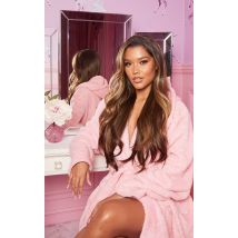 LullaBellz 22" 5 Piece Straight Clip In Hair Extensions Choc Brown