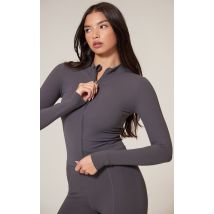 Veste en Sculpt gris anthracite, Gris anthracite