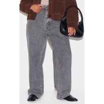 Plus Jean boyfriend gris délavé, Gris Délavé