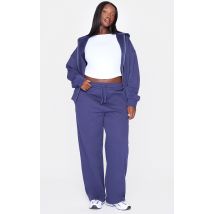 Plus Jogging large en sweat deluxe bleu marine, Bleu Marine