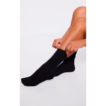 Black 5 Pack Basic Ankle Socks, Black