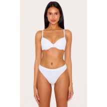 Soutien-gorge T-shirt blanc à armatures, Blanc