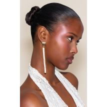 Gold Delicate Chain Drape Earrings