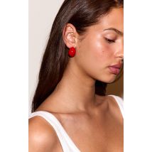 Boucles d'oreilles créoles argentées, Argenté
