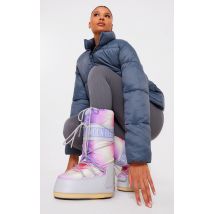 Grey Moon Boot Icon Tie Dye