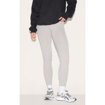 Tall Legging structuré côtelé gris détail contours, Gris