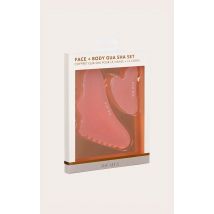 Zoe Ayla Face and Body Gua Sha Set, Pink