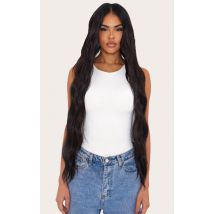 Lullabellz Extra AF 34'' 5 Piece Natural Wavy Clip Ins Dark Brown, Dark Brown