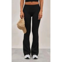 Pantalon de yoga flare noir Sculpt, Noir
