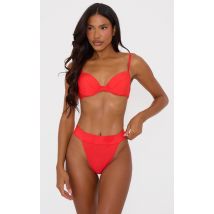 Haut de maillot de bain Mix & Match push-up rouge, Rouge