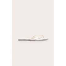 Havaianas Tongs slim blanches, Blanc