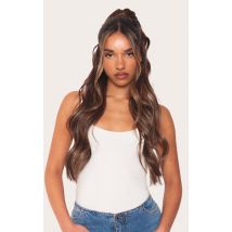 Lullabelz Pince à cheveux avec extensions ondulées Choc Brown, Marron Choco