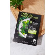 Garnier Charcoal and Algae Purifying and Hydrating Sheet Mask 5 Pack